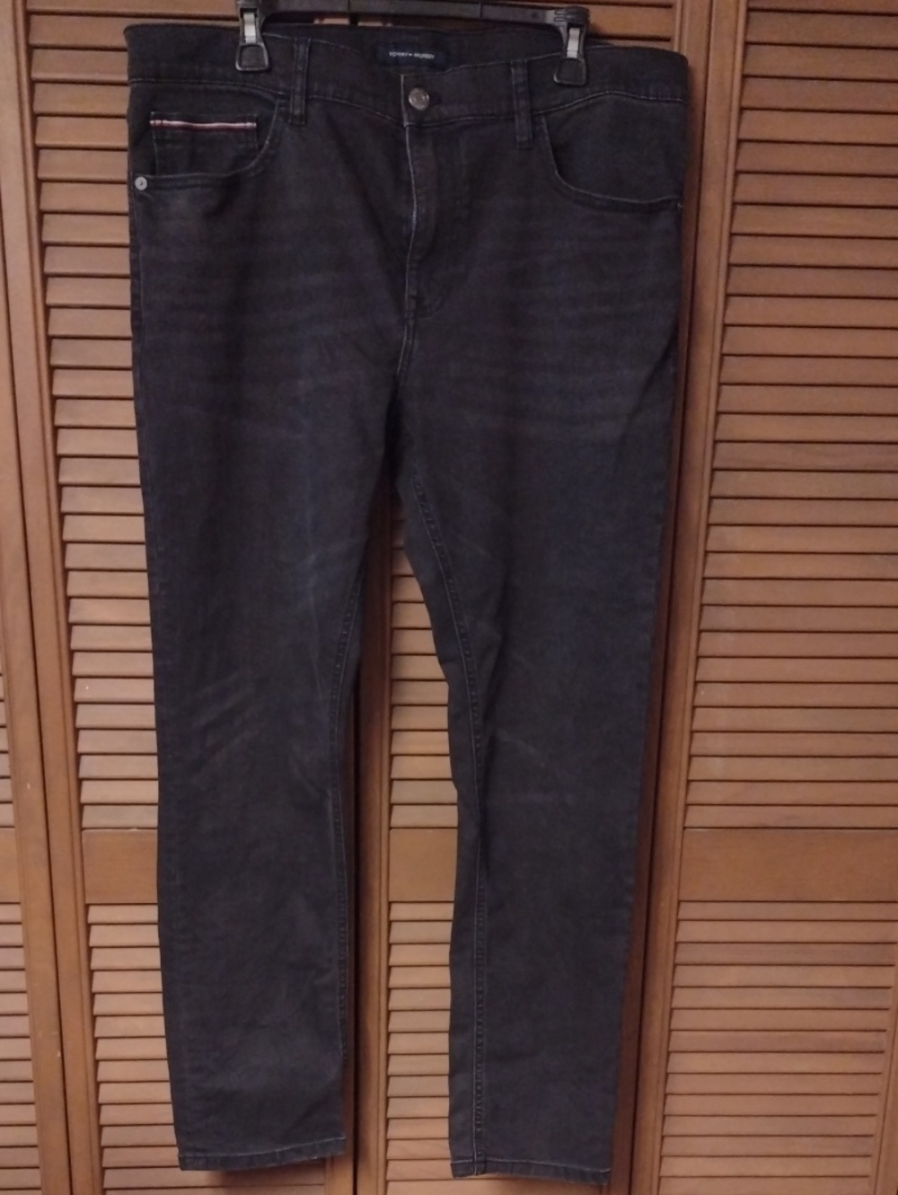 Tommy Hilfiger Slim Black Jeans Men's 36x30